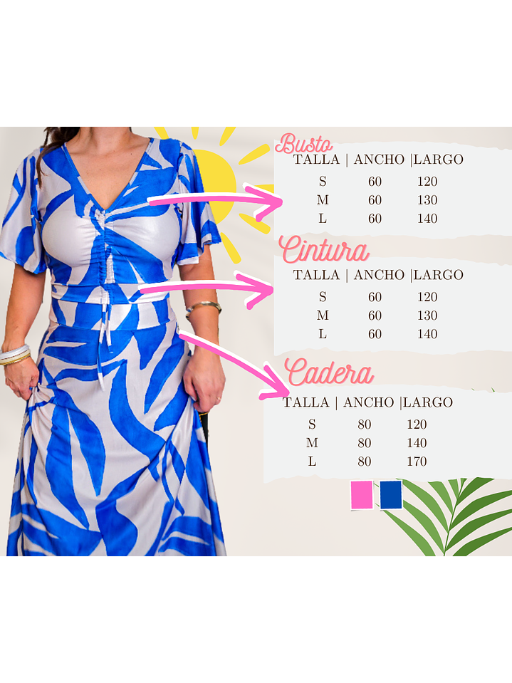 Conjunto falda larga con Top 4