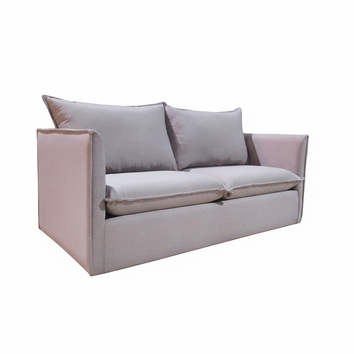 Sofá 2 Cuerpos Color Blanco 1