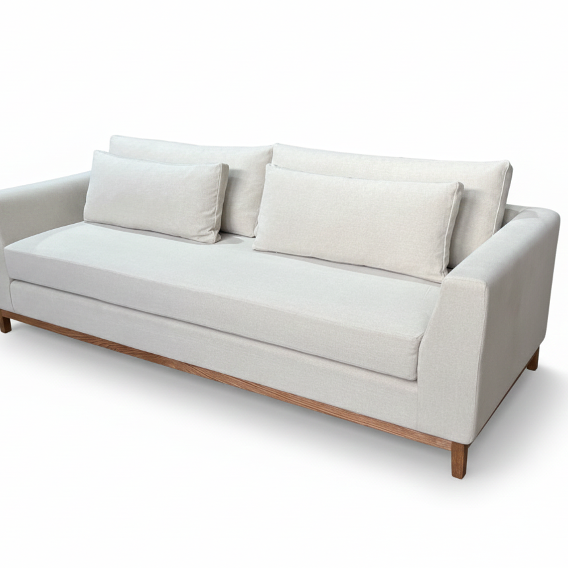 Sofá 3 Cuerpos Blanco Profundo 2