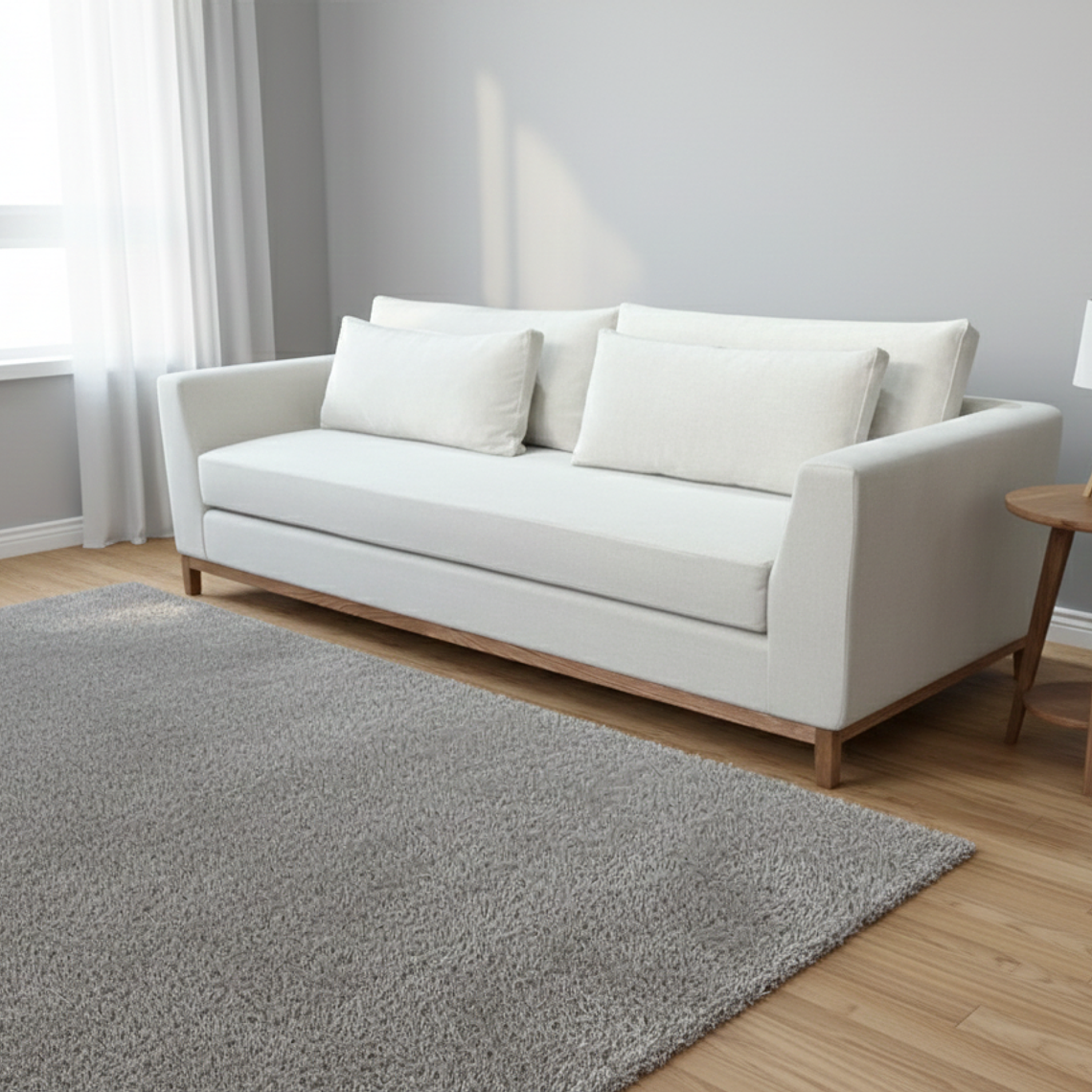 Sofá 3 Cuerpos Blanco Profundo 3