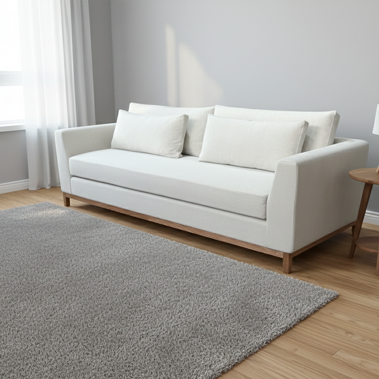 Sofá 3 Cuerpos Blanco Profundo 3