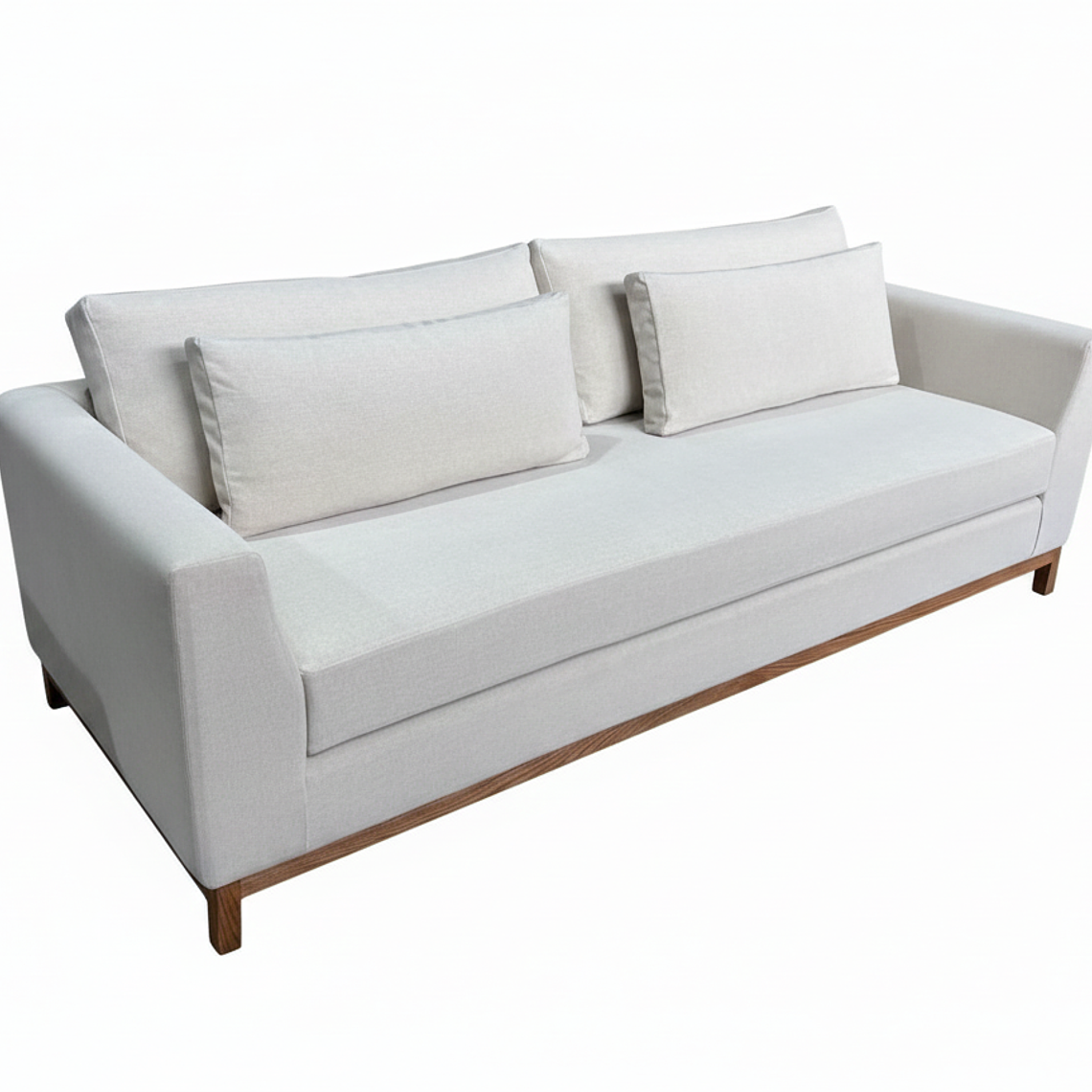 Sofá 3 Cuerpos Blanco Profundo 1