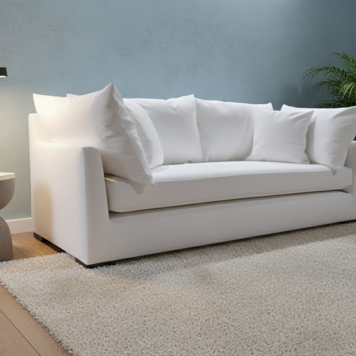 Sofá 3 Cuerpos Blanco 2