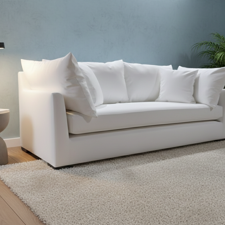 Sofá 3 Cuerpos Blanco 2