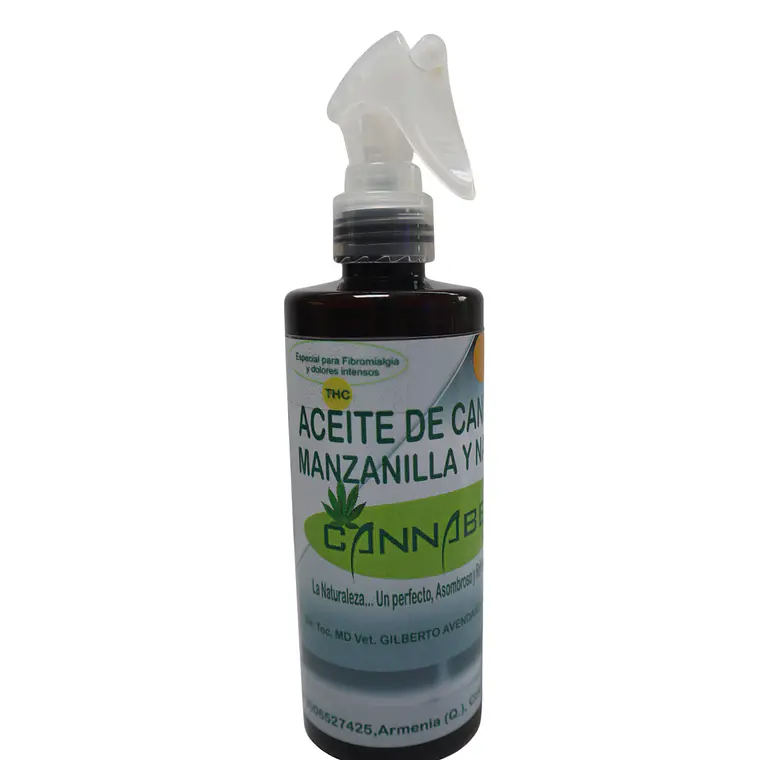 ACEITE DE CANNABIS MANZANILLA Y NARANJA CON THC 250ML 1