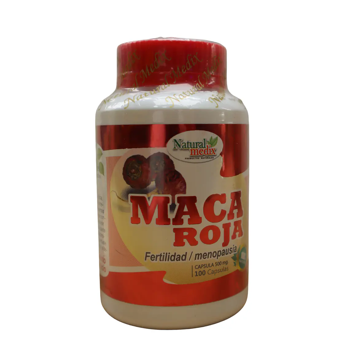 Maca Roja 100 cápsulas 500mg. 1