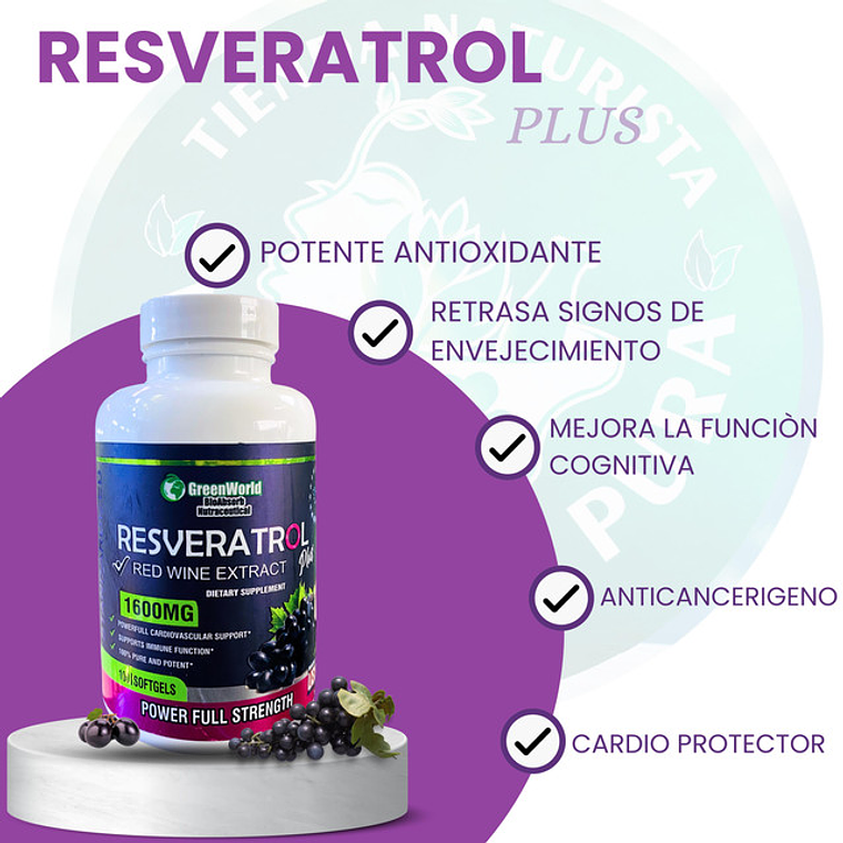 RESVERATROL PLUS 1600 mg 2
