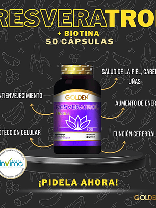 RESVERATROL CON BIOTINA 800