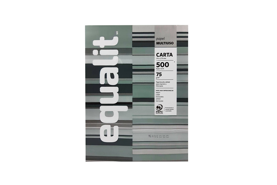 Papel Fotocopia Equalit Carta Multiuso 75 g 500 Hojas