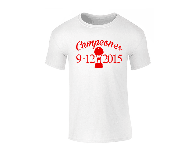 Camiseta hombre - Campeones 9/12/2015