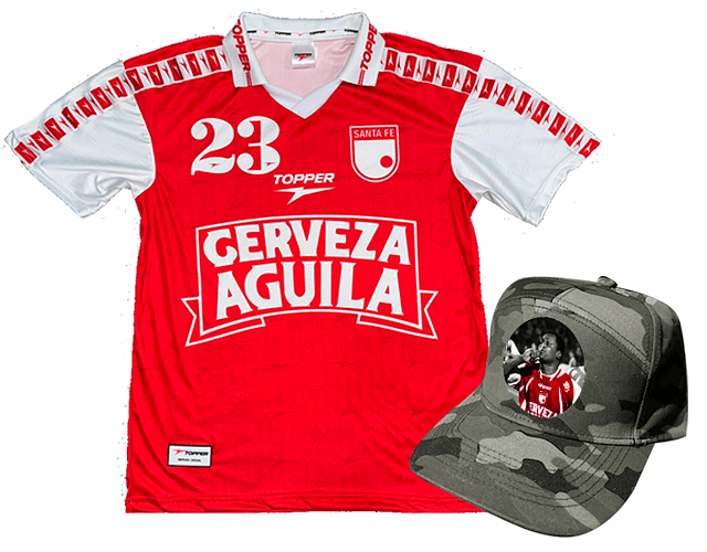 Retro (Topper Roja) + gorra