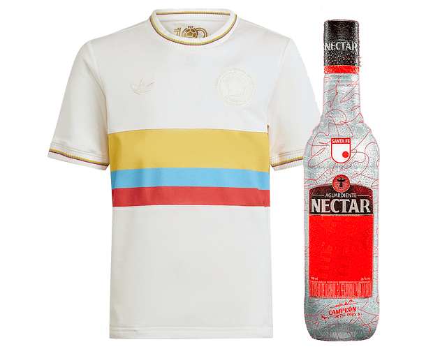 Camiseta Colombia + Botella nectar
