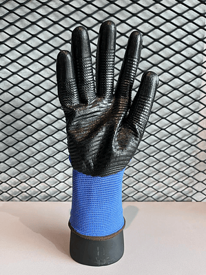 Guante Zubiola Nitrilo Azul Corrugado Ref. 11917038/39