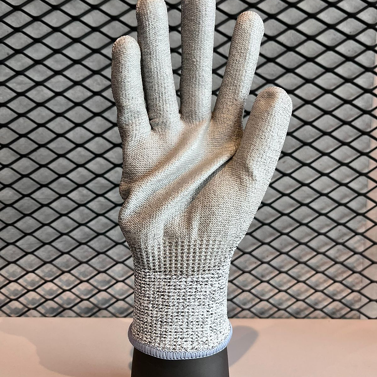 Guante Siso Anticorte Gris Poliuretano Thunder Nivel 5 Ref. TFR801 2