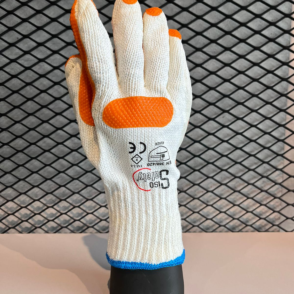 Guante Siso Hilaza Latex Laminado Ref. LX507 1