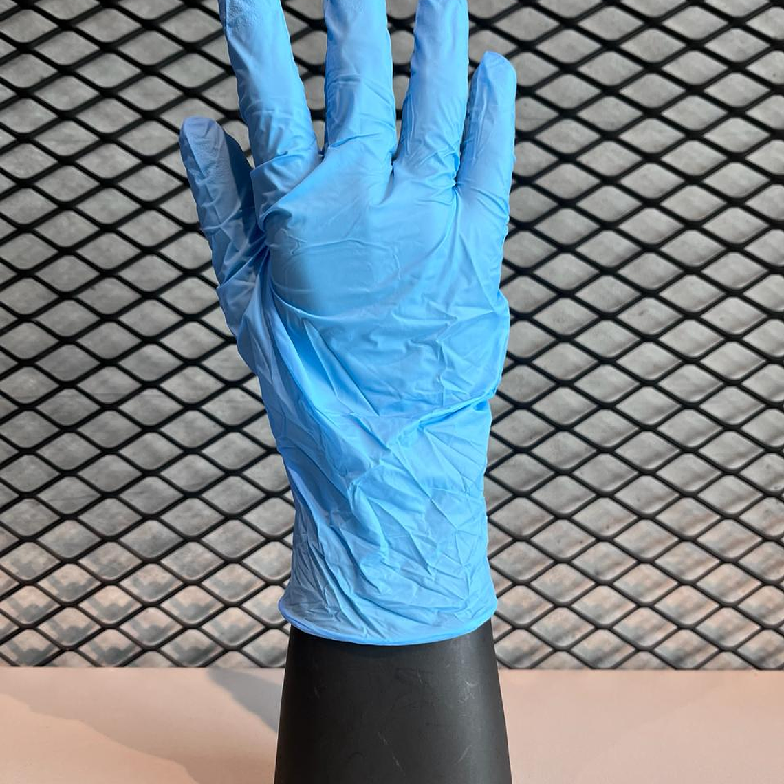 Guante Nitrilo Protex Azul x 100 unidades Ref. PR202 2
