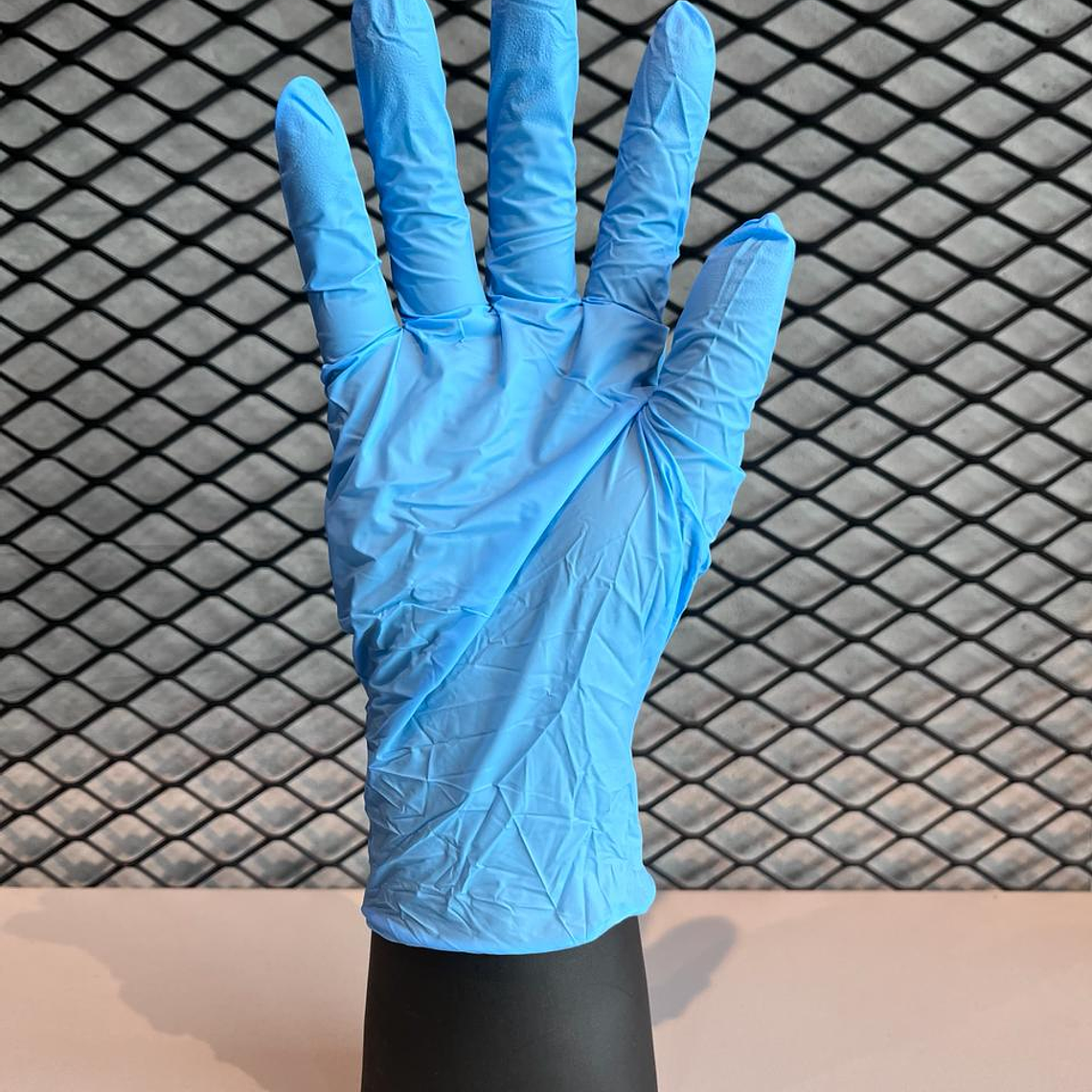 Guante Nitrilo Protex Azul x 100 unidades Ref. PR202 3