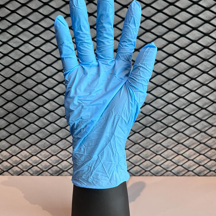 Guante Nitrilo Protex Azul x 100 unidades Ref. PR202 3