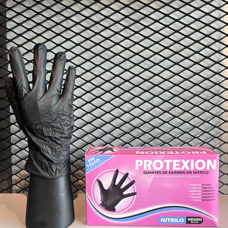 Guante Nitrilo Protex Azul x 100 unidades Ref. PR202 4