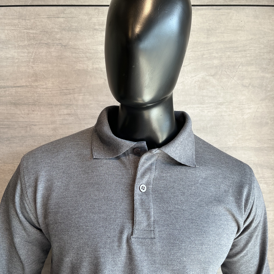 Camiseta Polo Manga Larga Gris Ref. 230170 4