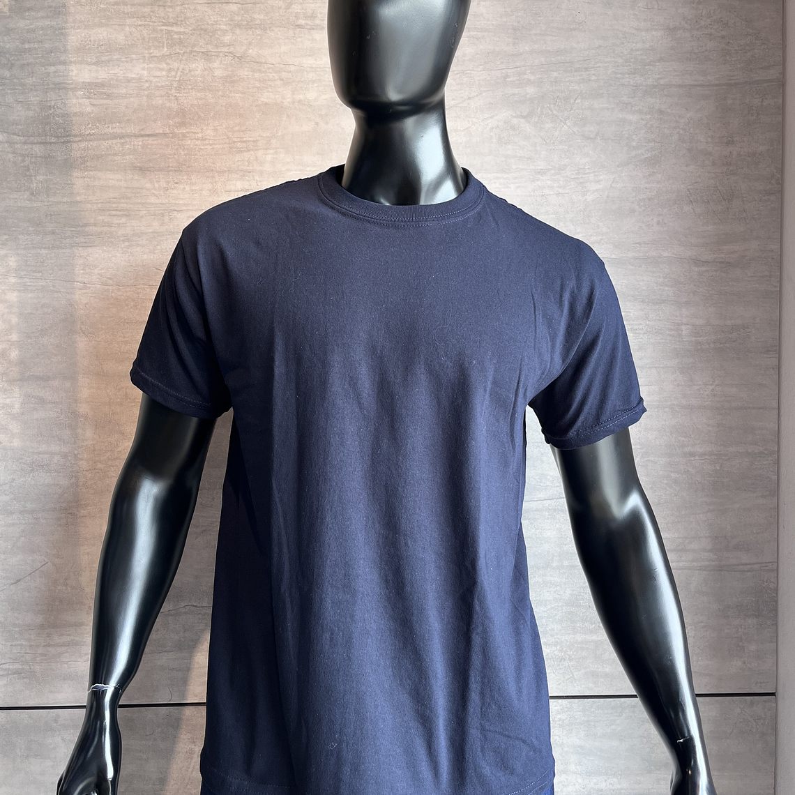 Camiseta Cuello Redondo Azul Oscuro Ref. 200110 2