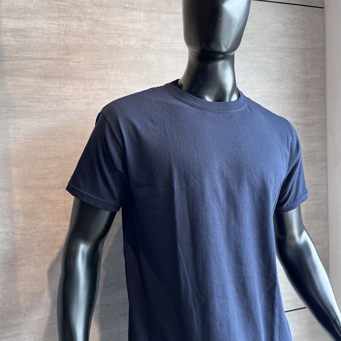 Camiseta Cuello Redondo Azul Oscuro Ref. 200110 3