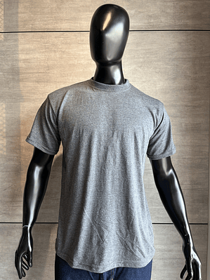 Camiseta Cuello Redondo Gris Oscuro Ref. 200170