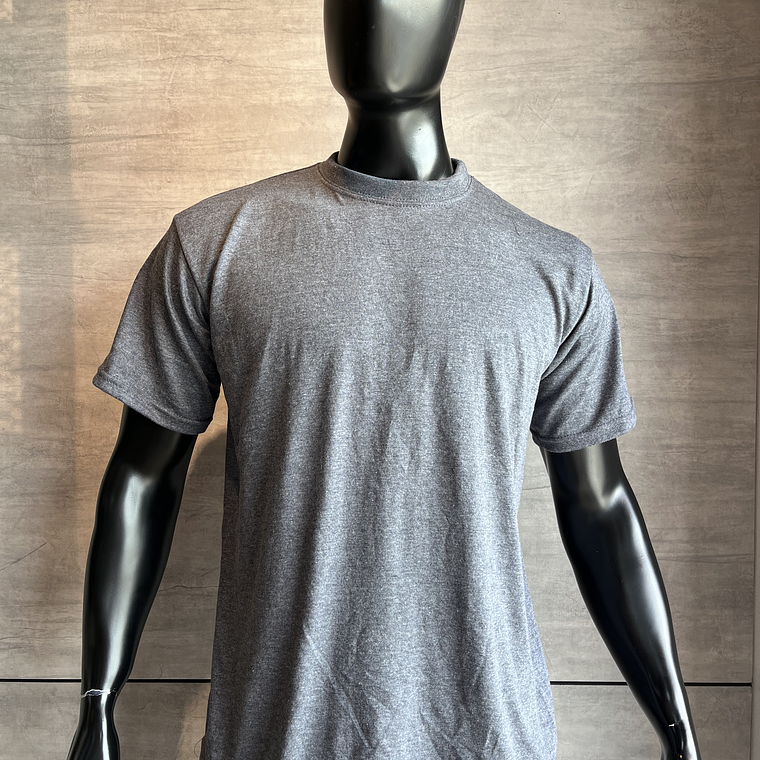 Camiseta Cuello Redondo Gris Oscuro Ref. 200170 2