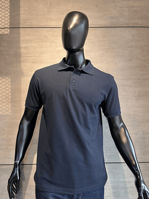 Camiseta Polo Azul Oscuro Manga Corta Ref. 220110