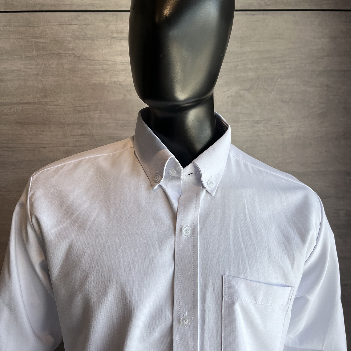 Camisa Oxford Manga Larga Caballero Blanca Ref. 130310 3