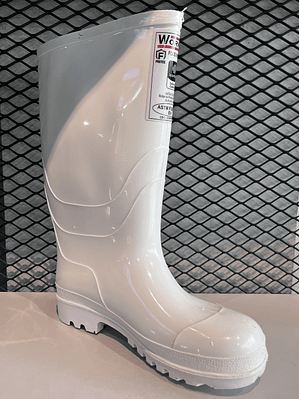 Bota Croydon Workman Food Industry PVC Blanca Sin Punta de Seguridad Ref. 2400010 