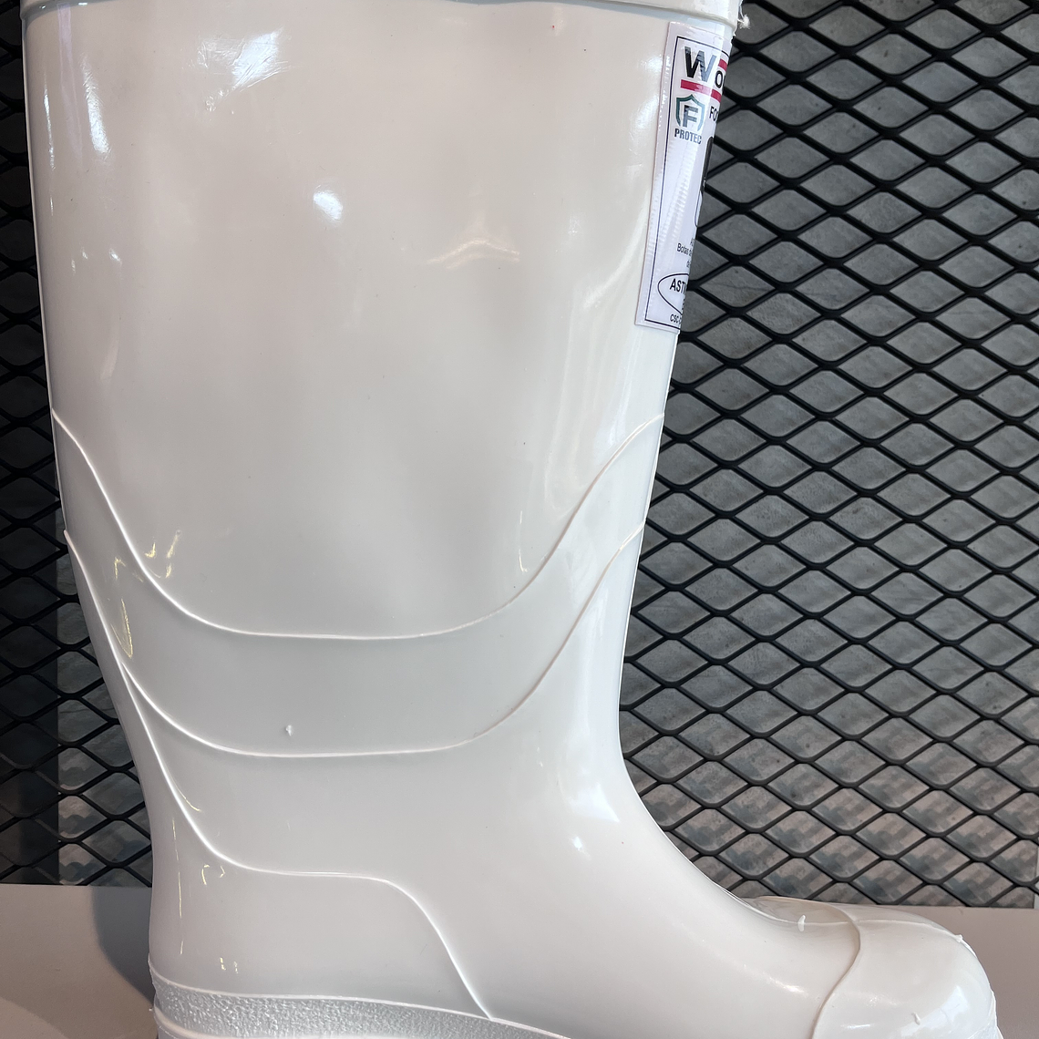 Bota Croydon Workman Food Industry PVC Blanca Sin Punta de Seguridad Ref. 2400010  3