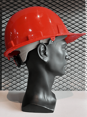 Casco Armadura Dielectrico con Rachet 4 Puntos de Apoyo Rojo Ref. A1300