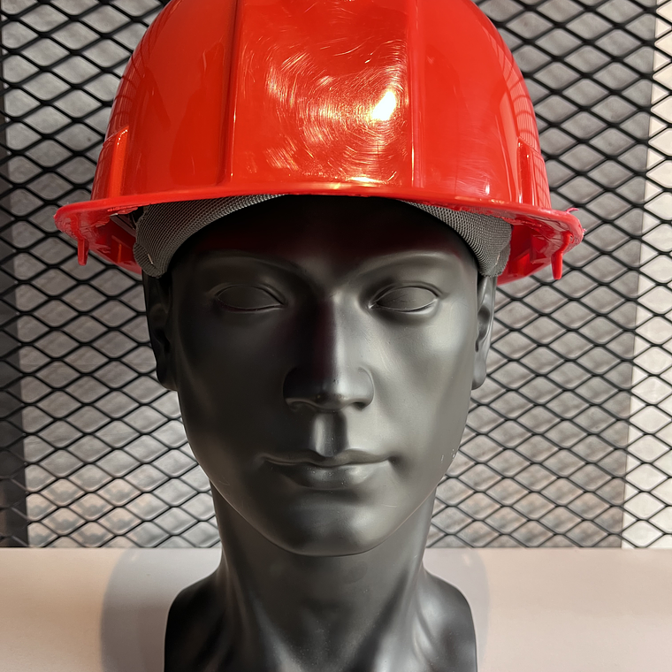 Casco Armadura Dielectrico con Rachet 4 Puntos de Apoyo Rojo Ref. A1300 1