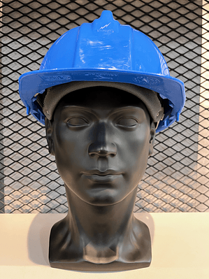 Casco Armadura Dieléctrico con Rachet 4 Puntos de Apoyo Azul Ref. A1300