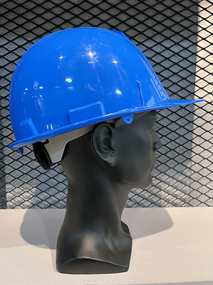 Casco Armadura Dieléctrico con Rachet 4 Puntos de Apoyo Azul Ref. A1300