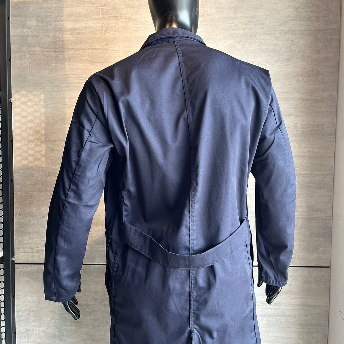 Bata 3/4 Dril Color: Azul Oscuro Ref. 120110 3