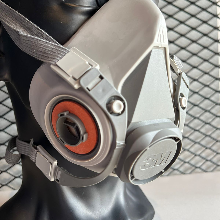 Respirador 3M Media Cara Talla M Ref. 6200 6