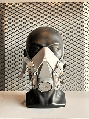 Respirador 3M Media Cara Talla M Ref. 6200