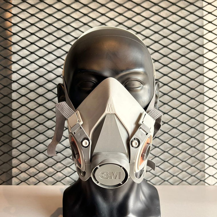Respirador 3M Media Cara Talla M Ref. 6200 1
