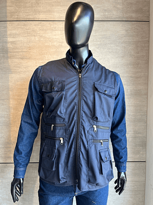 Chaleco Dril Azul Oscuro Ref. 150310