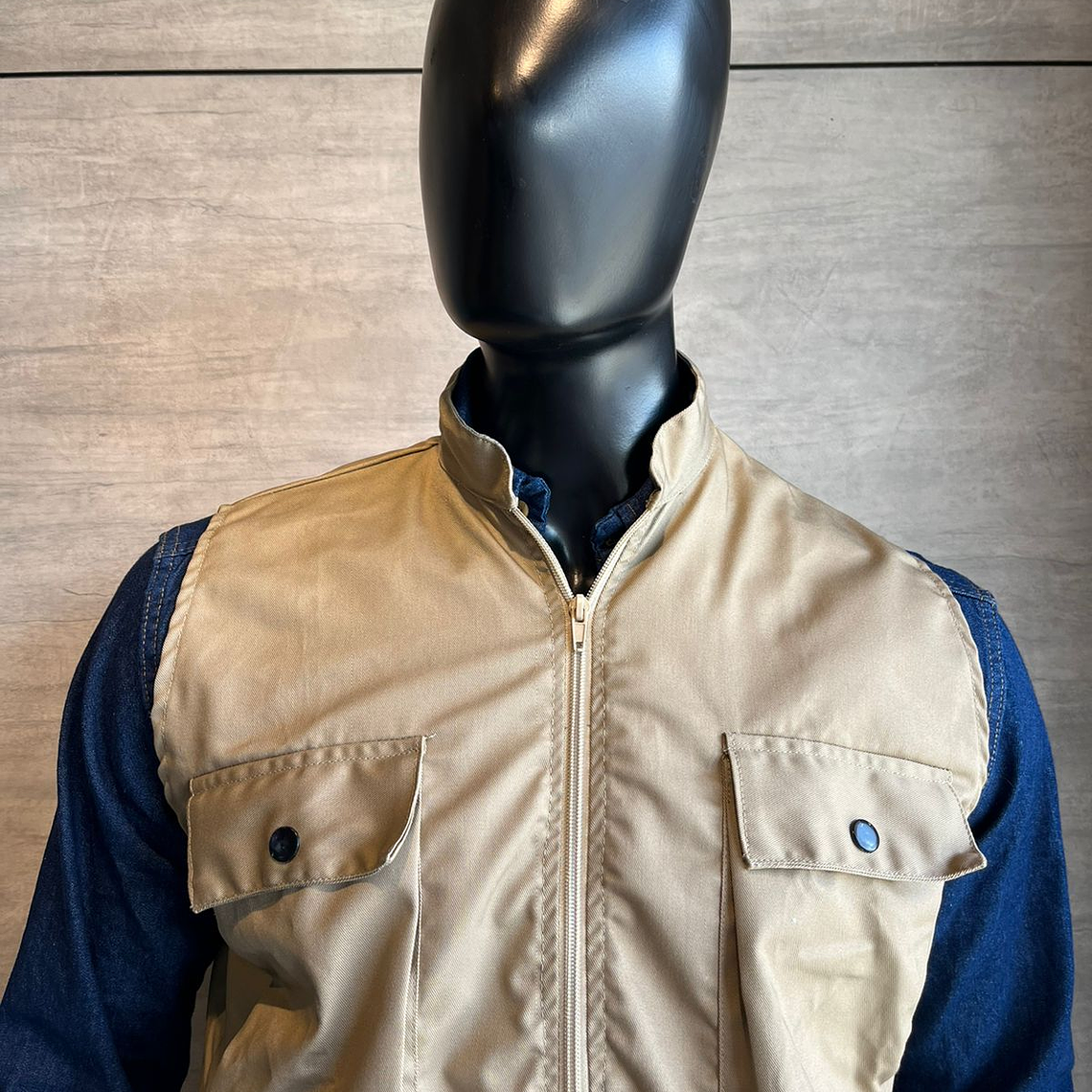 Chaleco Dril Caqui Ref. 150330 3