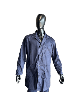 Bata 3/4 Dril Color: Azul Oscuro Ref. 120110