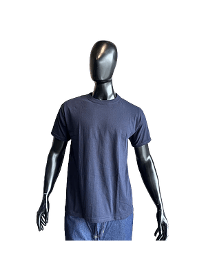 Camiseta Cuello Redondo Azul Oscuro Ref. 200110