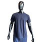 Camiseta Cuello Redondo Azul Oscuro Ref. 200110 - Miniatura 1