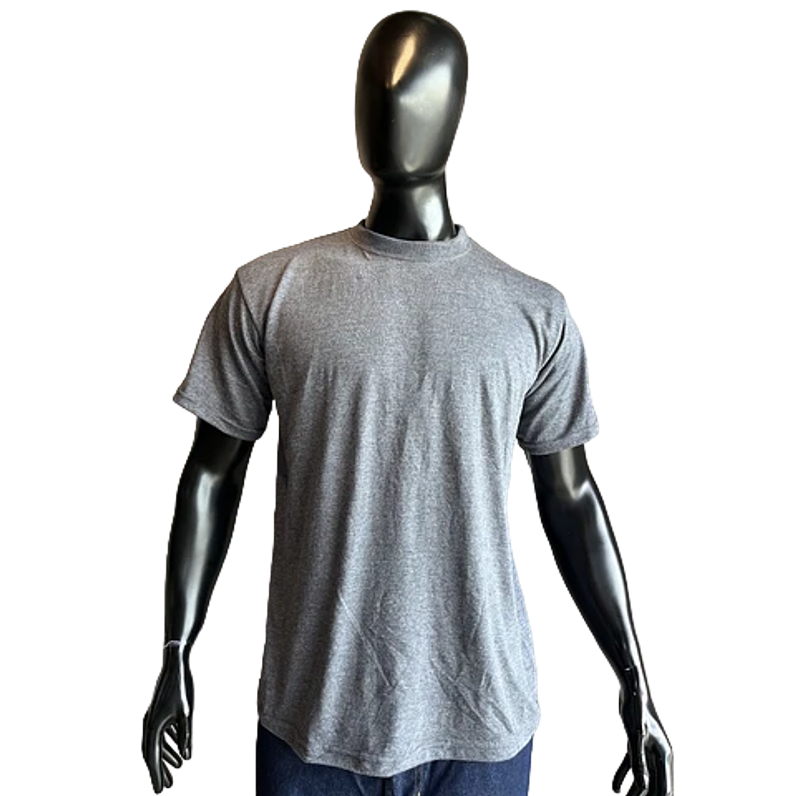 Camiseta Cuello Redondo Gris Oscuro Ref. 200170 1