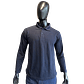Camiseta Polo Manga Larga Azul Ref. 230110 - Miniatura 1