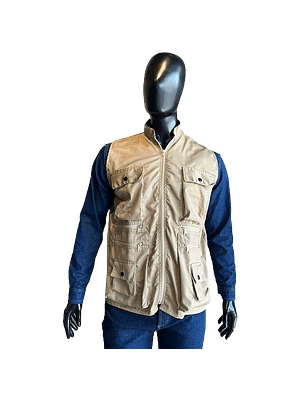 Chaleco Dril Caqui Ref. 150330