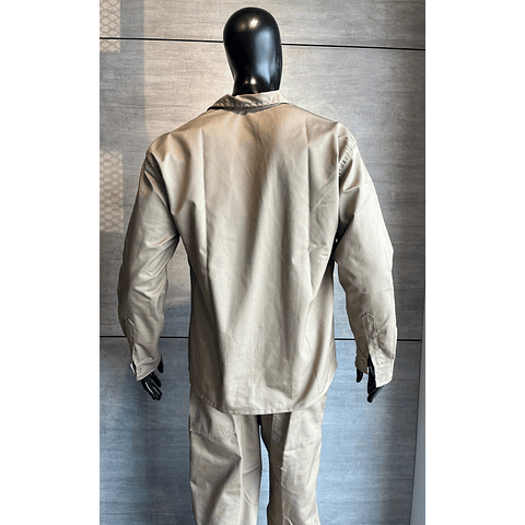 Overol Camisa y Pantalón Dril Color: Caqui Ref. 100130