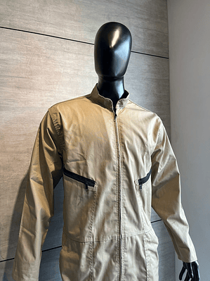 Overol Enterizo Dril Color: Caqui Ref. 110130